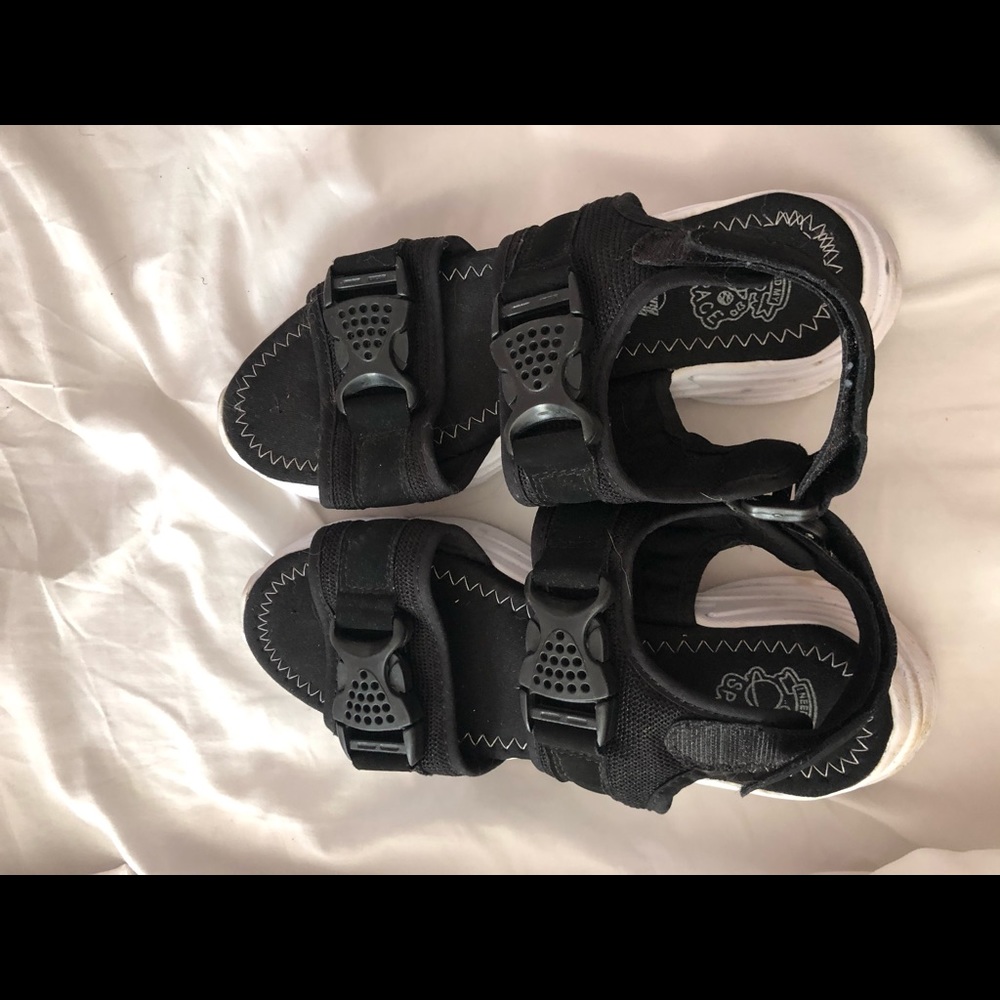 Black sandals